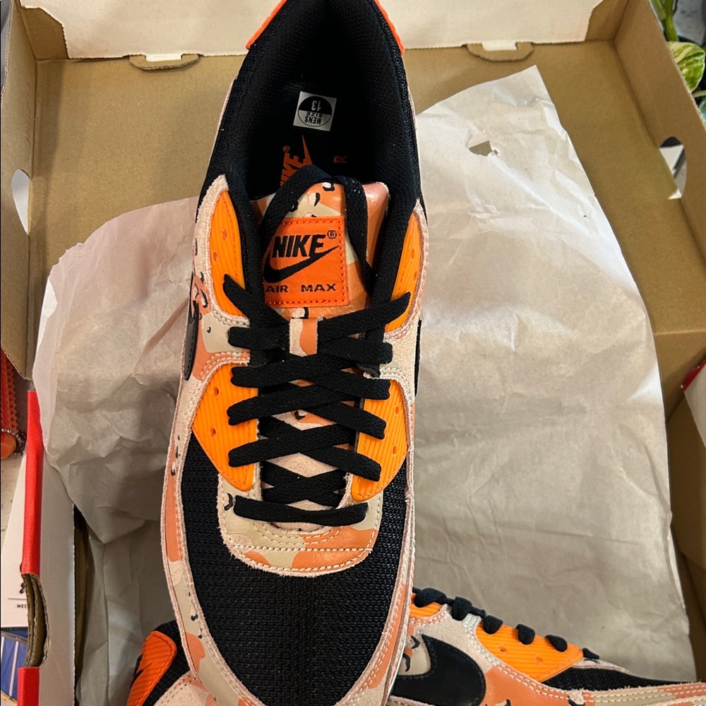 Nike Air Max 90 PRM in Beige and Orange 13 men’s